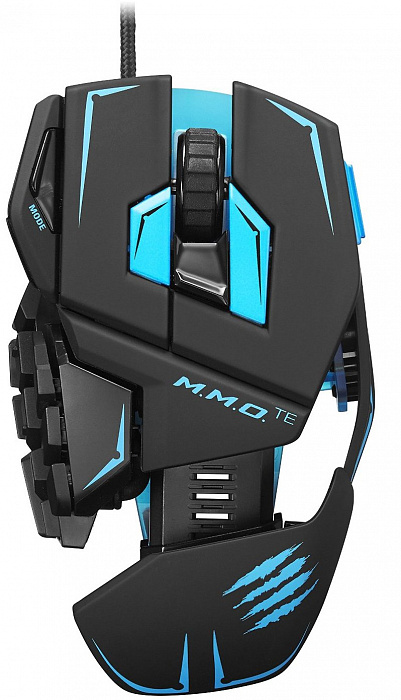 Mad Catz M.M.O. TE Gaming Mouse (MCB437140002/04/1) - проводная мышь (Matt Black) купить в интернет-магазине icover