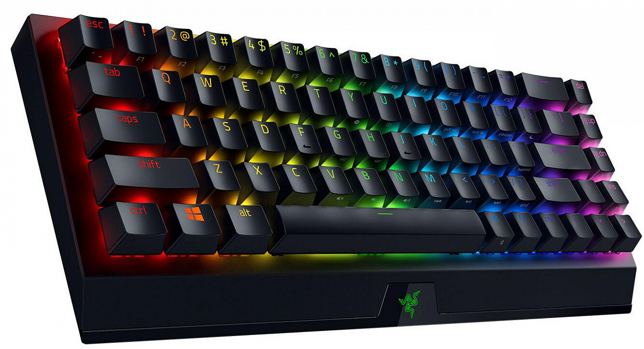 Игровая клавиатура Razer BlackWidow V3 Mini HyperSpeed Yellow Switch Russian Layout (RZ03-03890700-R3R1) купить в интернет-магазине icover