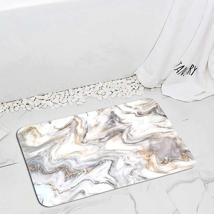 Коврик для ванной Ridberg Marble 50*80 см (Gold) купить в интернет-магазине icover