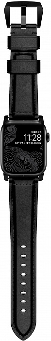 Ремешок Nomad Shell Cordovan (NM1A48BT00) для Apple Watch Series SE/6/2/3/4 42/44 mm (Black) купить в интернет-магазине icover