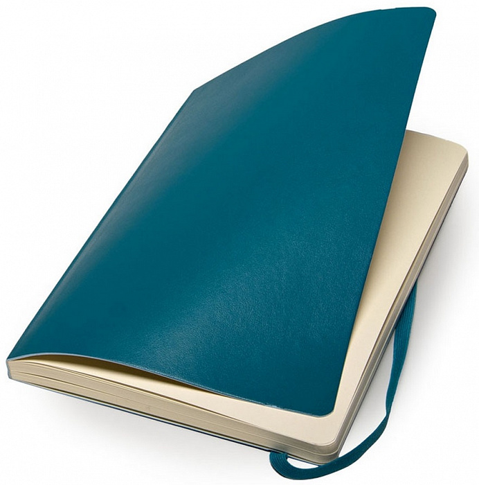 Нелинованный блокнот Moleskine Classic Soft Large QP618B6 (Turquoise) купить в интернет-магазине icover