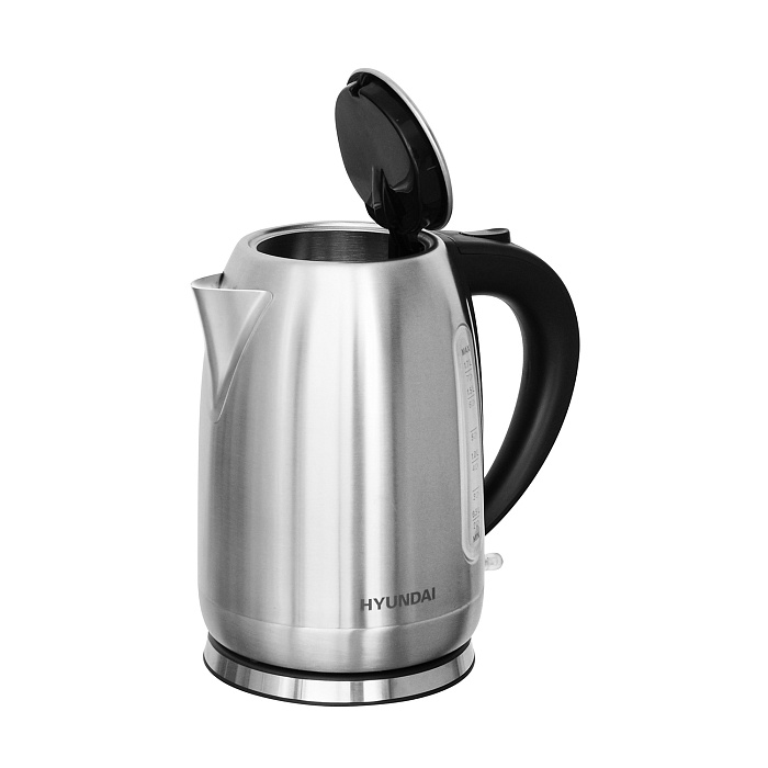 Чайник электрический Hyundai HYK-S2014 1.7 л 2000 Вт (Silver/Black) купить в интернет-магазине icover
