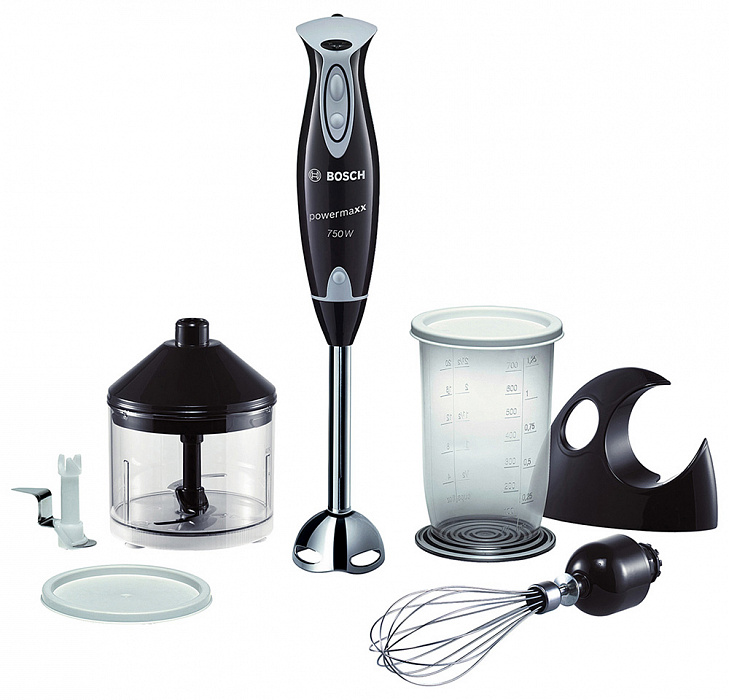 Bosch MSM-67PE - блендер погружной (Black/Grey) купить в интернет-магазине icover
