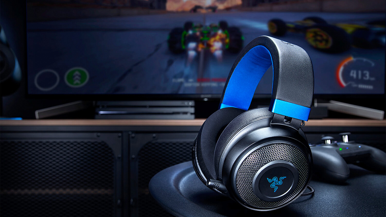Игровая гарнитура Razer Kraken for Console RZ04-02830500-R3M1 (Blue) купить в интернет-магазине icover