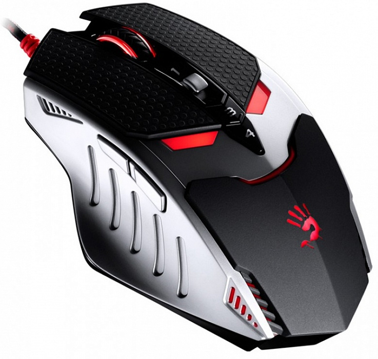 A4Tech Bloody TL8 Terminator - игровая проводная мышь (Black/Silver) купить в интернет-магазине icover