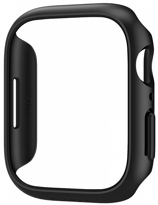 Чехол Spigen Thin Fit (ACS04174) для Apple Watch Series 7 45 mm (Black) купить в интернет-магазине icover