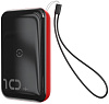 Внешний аккумулятор Baseus Mini S Bracket 10W Wireless Charger 10000mAh (Black/Red) купить в интернет-магазине icover