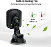 Автомобильный держатель Pitaka MagMount Qi Pro Suction USB-C (Black) купить в интернет-магазине icover