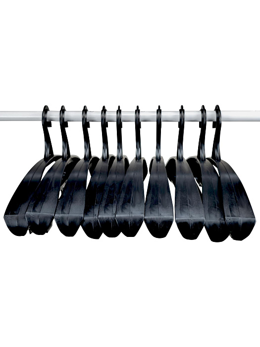 Вешалка-плечики для одежды Ridberg ПВ-02 20 шт (Black) купить в интернет-магазине icover