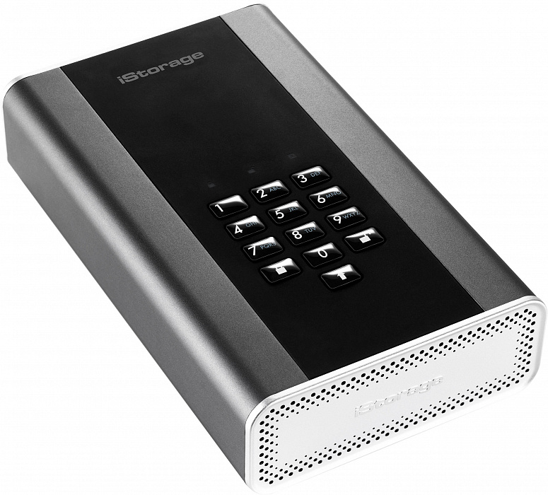 Защищенный внешний накопитель iStorage DiskAshur DT2 5Tb HDD (Silver) купить в интернет-магазине icover