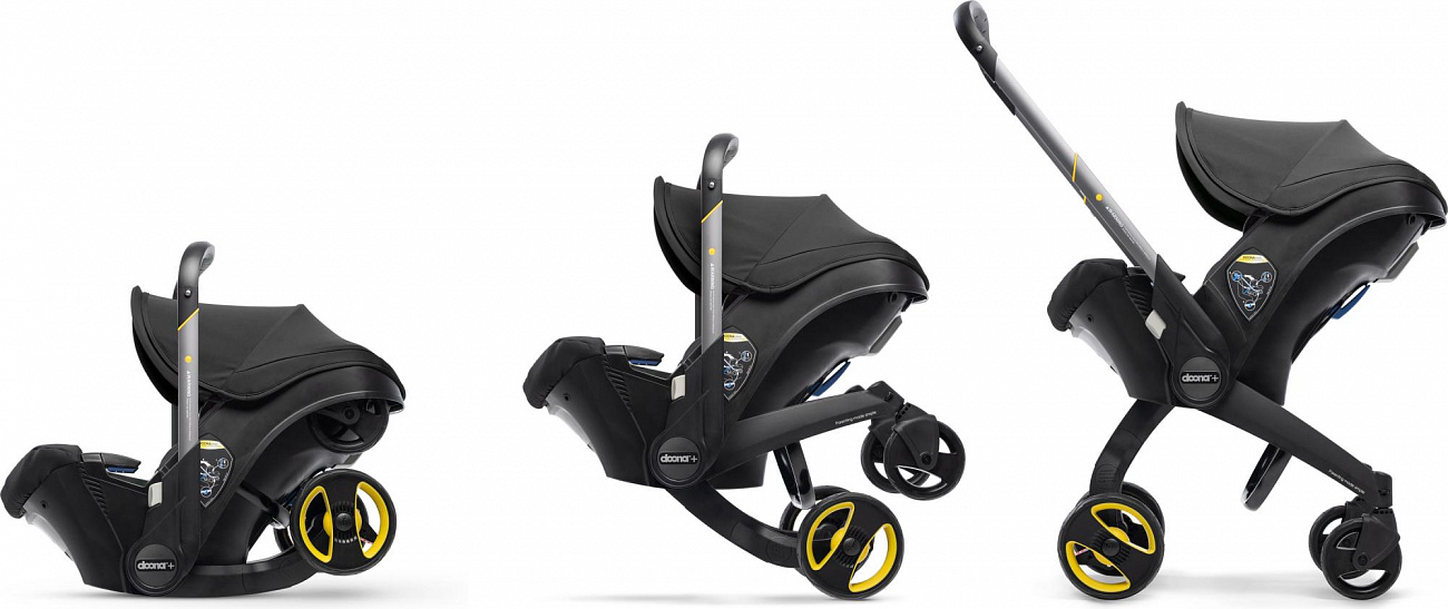 Коляска-автокресло Doona Infant Car Seat 0+ (Nitro Black) купить в интернет-магазине icover
