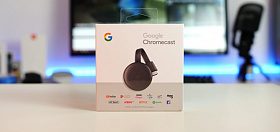 Новинки ICOVER: Медиаплеер Google Chromecast 2018