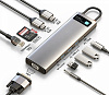 Хаб Baseus Metal Gleam Series 11-in-1 CAHUB-CT0G (Space Grey) купить в интернет-магазине icover