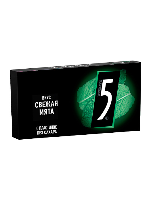 Жевательная резинка Five Electro Свежая мята, без сахара (15x15.6г) купить в интернет-магазине icover
