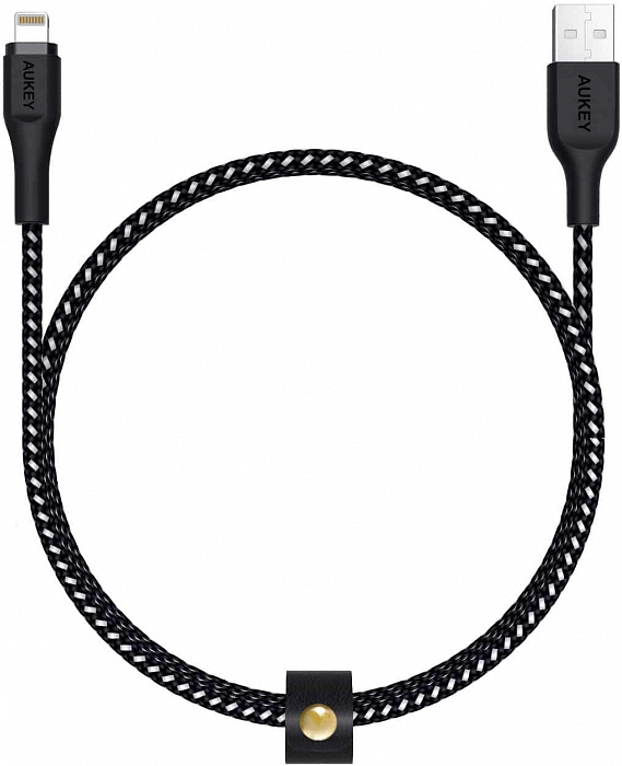 Кабель для iPod, iPhone, iPad Aukey CB-AL1 USB to Lightning 1.2m (Black) купить в интернет-магазине icover
