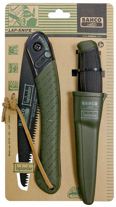 Туристический набор Kit Bahco Laplander + Bahco Lap-knife LAP-KNIFE (Green) купить в интернет-магазине icover