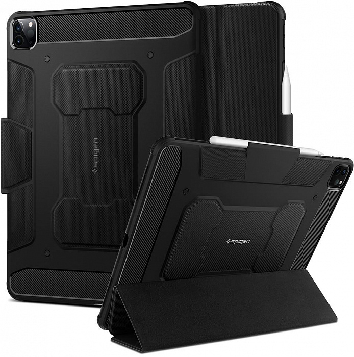 Чехол Spigen Rugged Armor Pro (ACS01024) для iPad Pro 11 2018/2020/21 (Black) купить в интернет-магазине icover