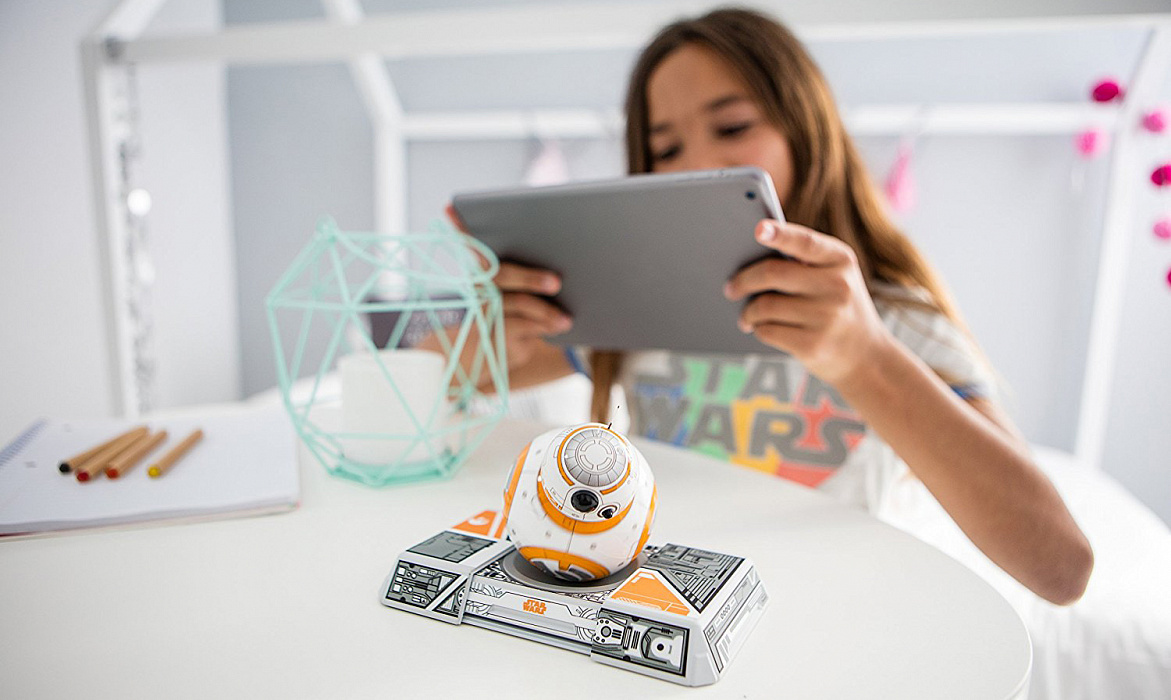Интерактивная игрушка робот Sphero Star Wars BB-8 with Trainer R001TRW (White) купить в интернет-магазине icover