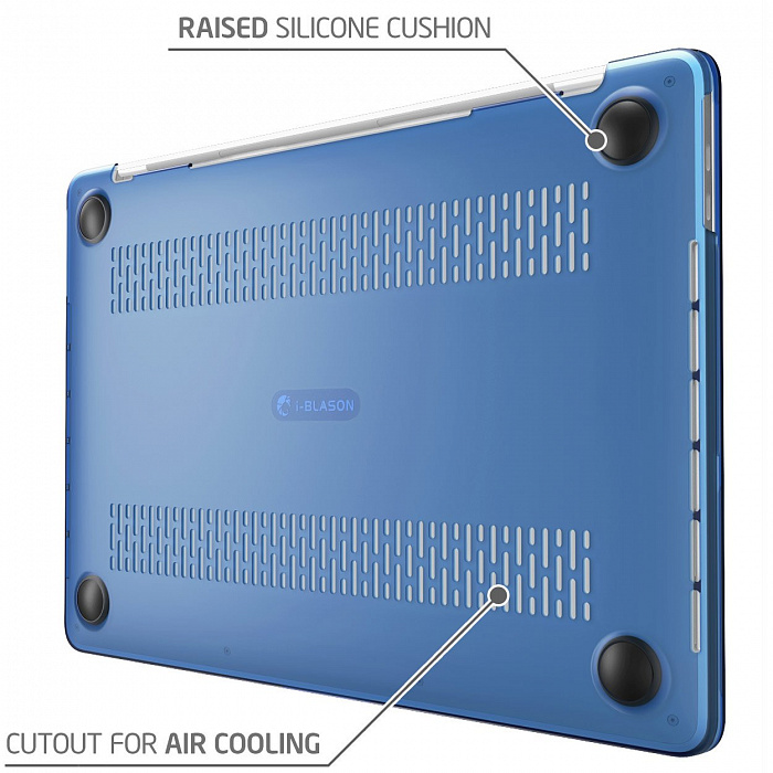 Чехол накладка i-Blason для Macbook Pro 13 2016-2019 A1706/A1708 (Matte Navy blue) купить в интернет-магазине icover