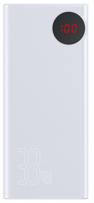 Внешний аккумулятор Baseus Mulight Quick Charge Power Bank 30000mAh PPMY-02 (White) купить в интернет-магазине icover