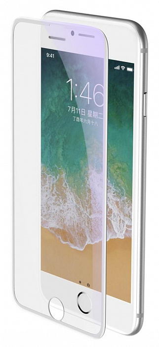 Защитное стекло Baseus Curved Glass (SGAPIPH8N-WA02) для iPhone 6/6S/7/8 (White) купить в интернет-магазине icover