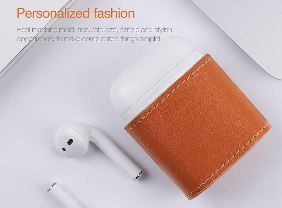 Чехол c беспроводной зарядкой Nillkin Mate Wireless Charging Case для AirPods (Brown) купить в интернет-магазине icover