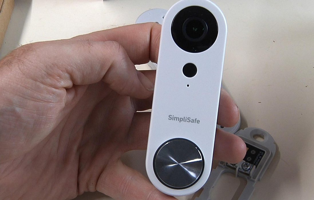 Умный дверной звонок SimpliSafe Video Doorbell Pro (White) купить в интернет-магазине icover