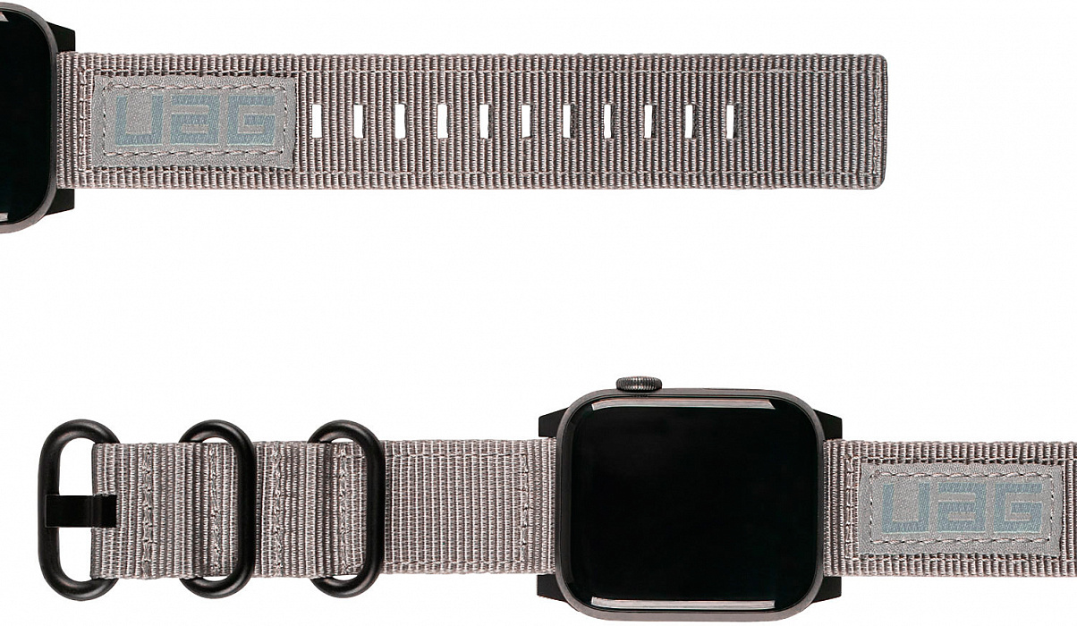 Ремешок Urban Armor Gear Nato (19148C114030) для Apple Watch Series 2/3/4 42/44 mm (Gray) купить в интернет-магазине icover