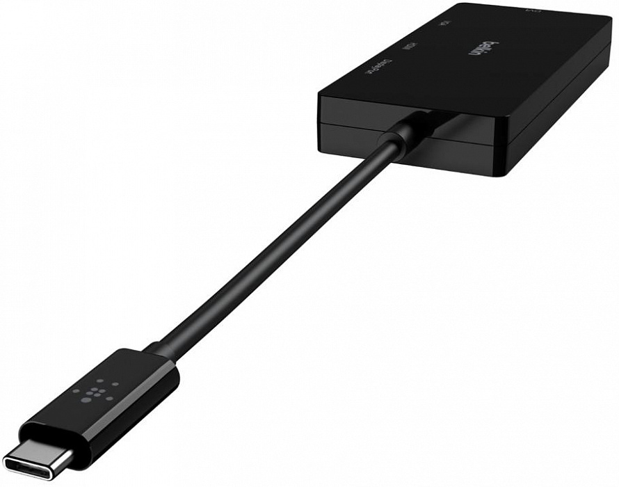 Адаптер Belkin Video Adapter (AVC003btBK) USB-C (Black) купить в интернет-магазине icover