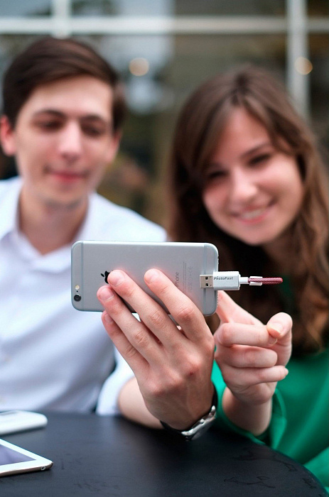 Флеш-накопитель PhotoFast MemoriesCable GEN3 64Gb USB-C адаптер (Silver) купить в интернет-магазине icover