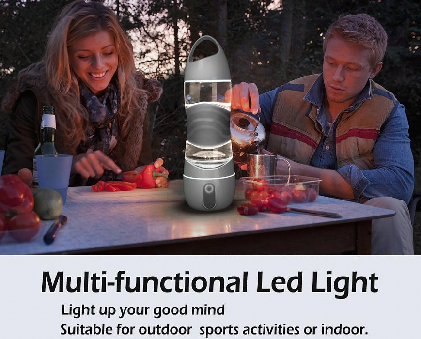 Умная бутылка Foladion Smart Sports Water Bottle (Grey) купить в интернет-магазине icover