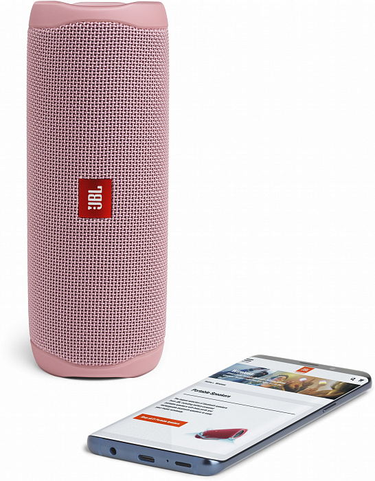 Портативная акустика JBL Flip 5 JBLFLIP5PINK (Pink) купить в интернет-магазине icover