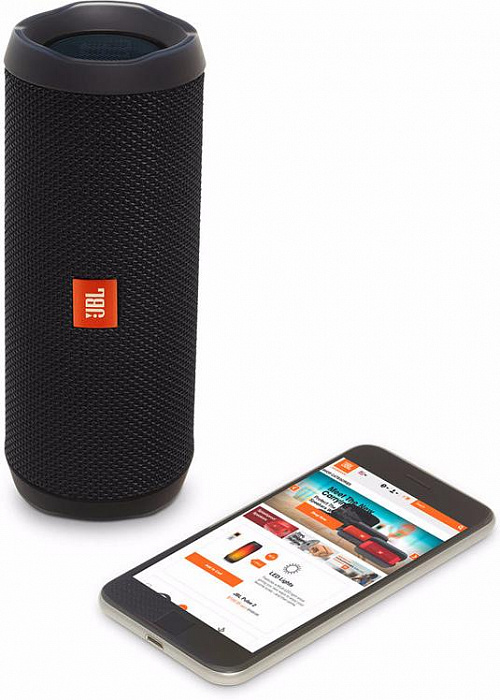 Беспроводная колонка JBL Flip 4 JBLFLIP4BLK (Black) купить в интернет-магазине icover