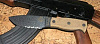 Ontario Afghan Tan Micarta (ONT/9419TMSR) - нож с фиксированным лезвием (Tan) купить в интернет-магазине icover