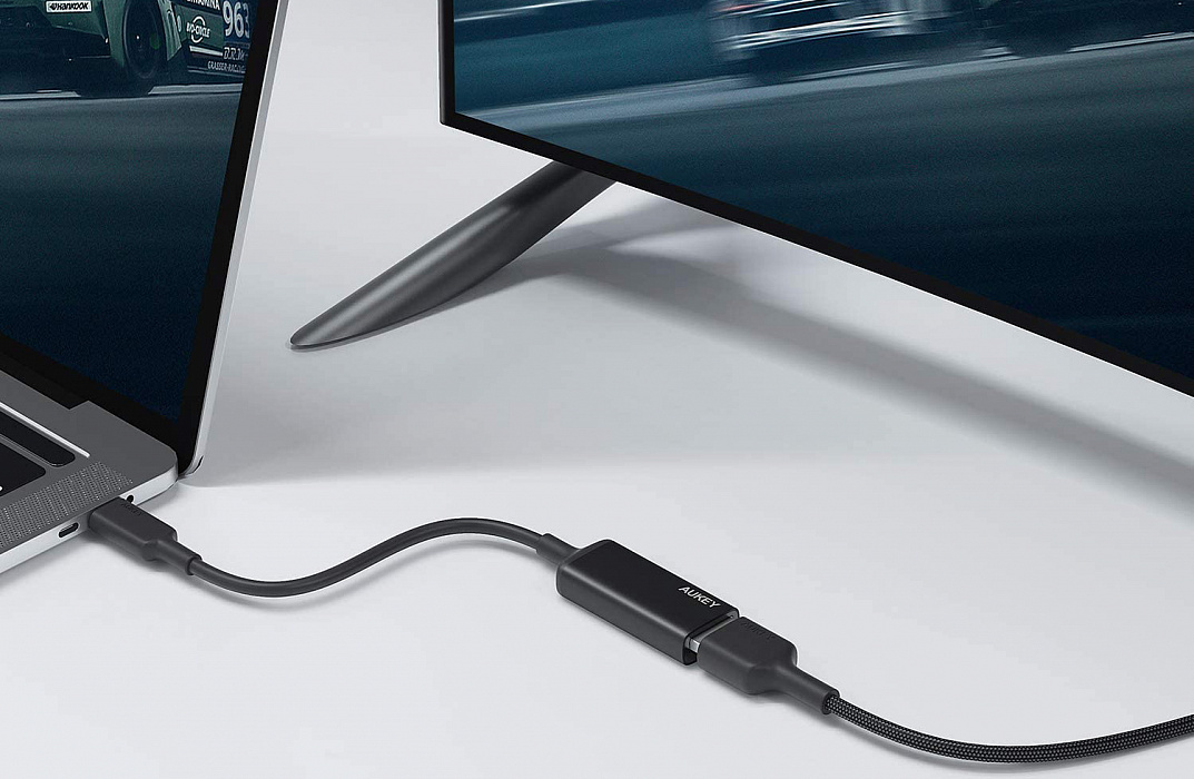 Переходник Aukey CB-A29 USB-C to HDMI-F 2.0 (Black) купить в интернет-магазине icover