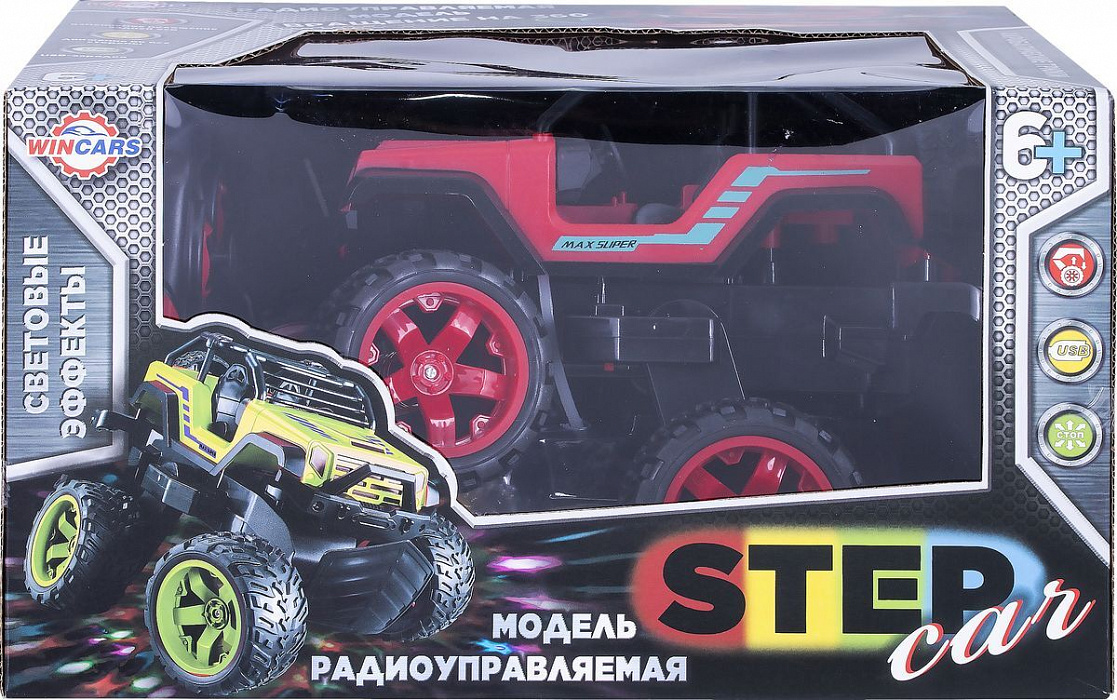 Радиоуправляемая трюковая машинка Wincars Step Car YK-2019 (Green) купить в интернет-магазине icover