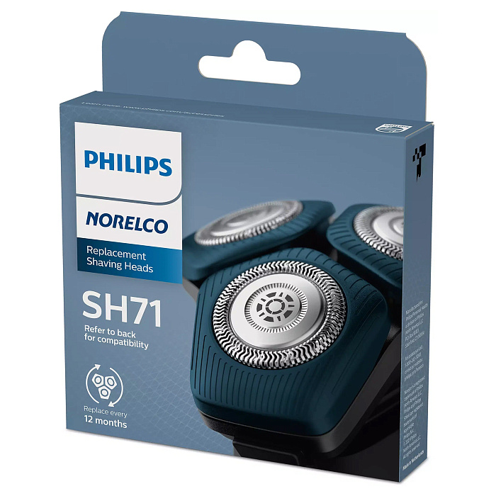 Сменные бритвенные головки Philips SH71/52 для Norelco Series 7000, Angular Series 5000 купить в интернет-магазине icover