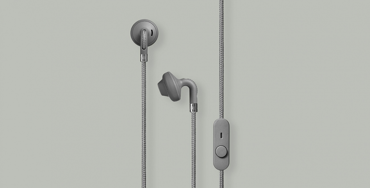 Наушники-вкладыши с микрофоном Urbanears Sumpan (Dark Grey) купить в интернет-магазине icover