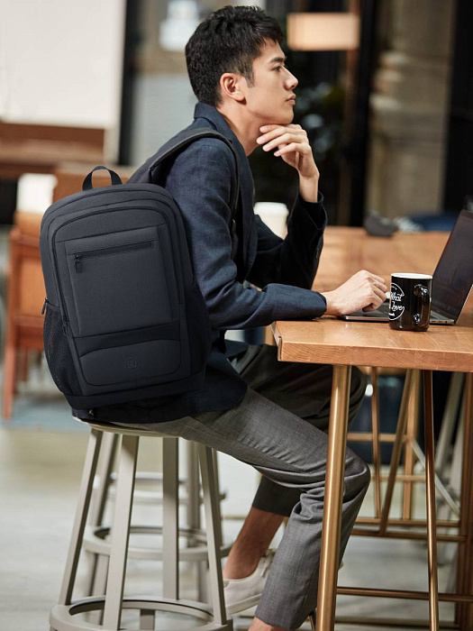 Рюкзак Ninetygo large capacity business travel backpack 90BBPCB21123M-BK (Black)  купить в интернет-магазине icover