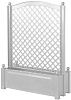KHW 37101 - большой ящик для растений с центральной шпалерой 100 см (White) купить в интернет-магазине icover