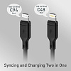 Кабель для iPod, iPhone, iPad Momax Zero DL36 USB-C/Lightning 1.2m (Black) купить в интернет-магазине icover