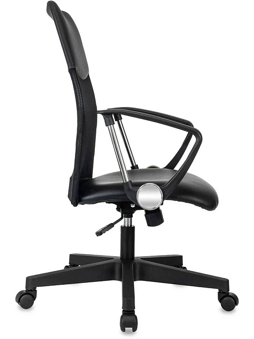 Кресло офисное Бюрократ CH OMEGA сетка/ткань/экокожа (Black) купить в интернет-магазине icover