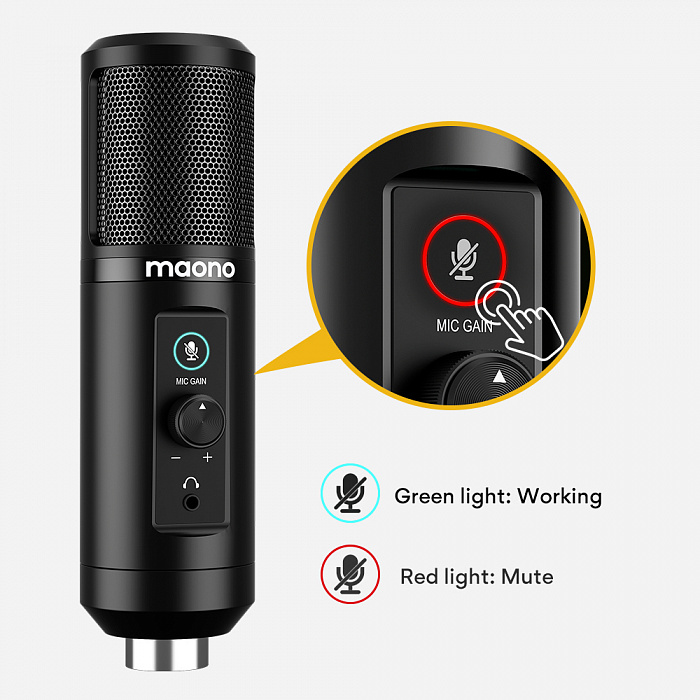 Микрофон Maono AU-PM422 (Black) купить в интернет-магазине icover
