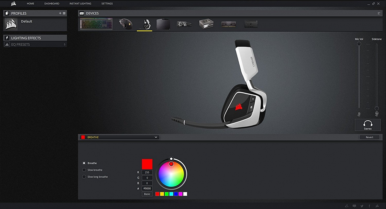 Беспроводная игровая гарнитура Corsair Gaming VOID PRO RGB CA-9011152-EU (Black) купить в интернет-магазине icover