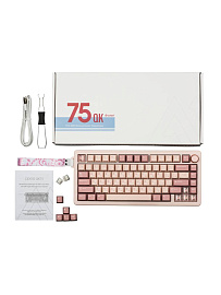 Клавиатура игровая Cidoo QK75 (Pink) купить в интернет-магазине icover