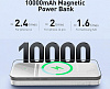 Внешний аккумулятор Baseus Magnetic Wireless Charging 10000mAh PPMT-02 (White) купить в интернет-магазине icover