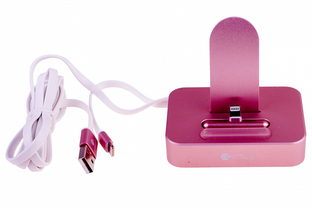Док-станция COTEetCI Base6 2-Lightning stand для iPhone (Rose Gold) купить в интернет-магазине icover