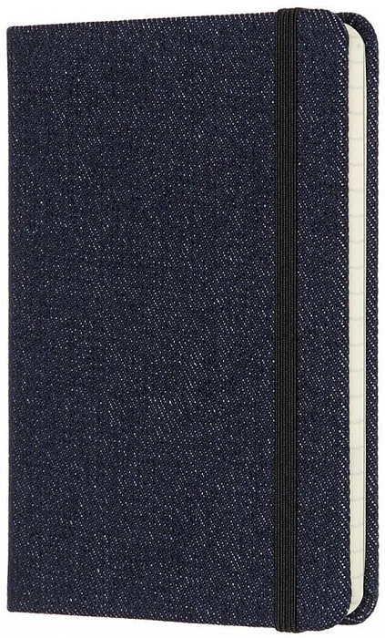 Блокнот Moleskine Denim Limited Edition Pocket (LCDNB1MM710) в линейку (Denim) купить в интернет-магазине icover