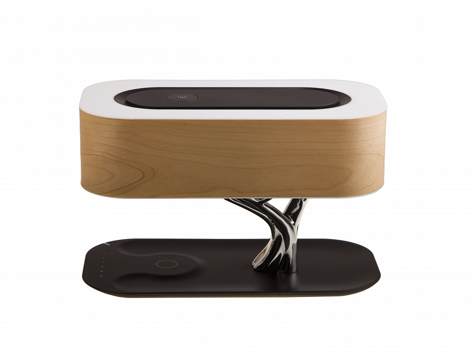 Умный светильник HomeTree Light Of the Tree с беспроводной зарядкой и колонкой (YT-M1602-B2) купить в интернет-магазине icover
