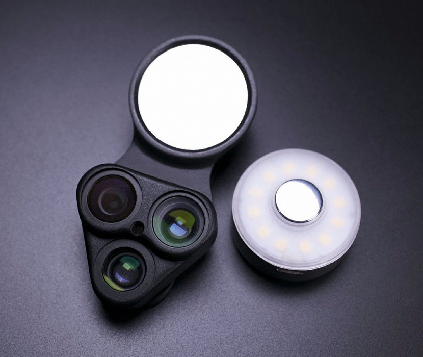 Набор линз ShiftCam RevolCam 3-in-1 для смартфона (Black) купить в интернет-магазине icover